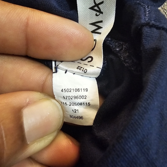 Soma Navy Cozy Casual Comfy Relaxed V-Neck Top Size Medium - Picture 5 of 5